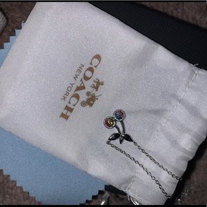 Coach Cherries Necklace